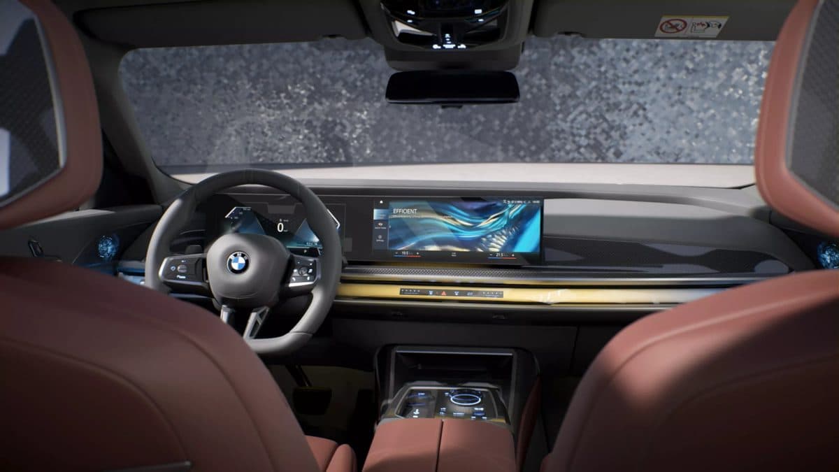 Interior dan dashboard BMW 7 Series